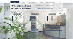 Desktop Screenshot of praxis-heldmaier.de